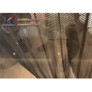 China Grey 10m 304 Stainless Steel Wire Mesh Window Curtains on sale