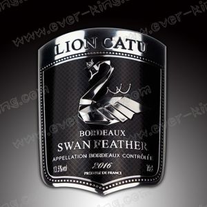 Buy cheap Personalized Customization Metal Spirit Custom Vodka Labels from wholesalers