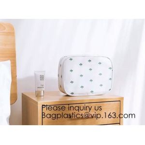 Stylish Black Makeup Brush Organizer Cosmetic Bag Storage Bag With Handle For