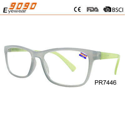 Quality Simplicity  reading glasses, made of PC frame with spring hinge ,suitable for men and women for sale
