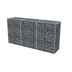 2x1x1 Wire Mesh Stone filled Gabion Wall Baskets
