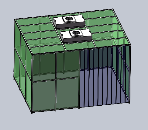 Buy cheap Openresty Clean Room Booth for Cleanroom Sterilization Efficiency from wholesalers
