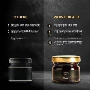 Himalayas India Shilajit Resin with Rich Fulvic Acid Sourced Available in