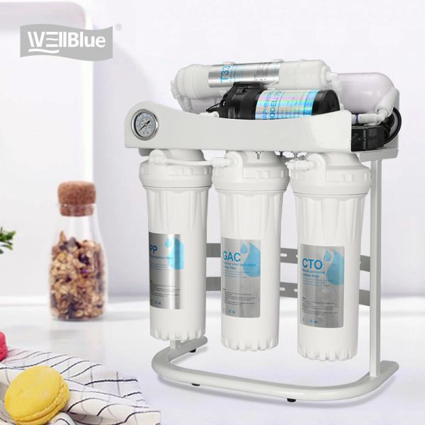 Quality 20V Pre Filtration Reverse Osmosis Pure Water System Plastic Tank Household for sale