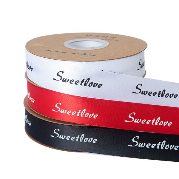 Wholesale Satin Ribbon Flamingo Fashion Design Can Be Double Face Printed Belt