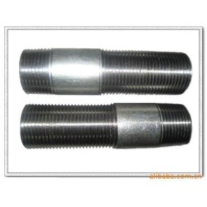 Buy cheap 1/2-4 Galvanized long screw thread steel pipe nipples from wholesalers