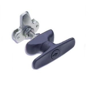 Buy cheap Double T Push Handle Lock Zinc Alloy Galvanized 115x30mm from wholesalers