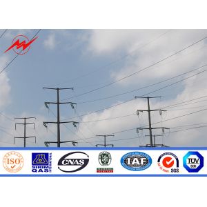Buy cheap 2.5kn Electrical Power Pole 10kv - 550kv Transmission Line Poles from wholesalers