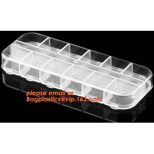 Plastic Storage Box With 15 Removable Compartments Tool Containers, plastic