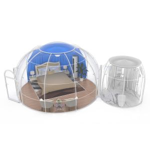 Buy cheap Diameter 5m Glamping Bubble Tent Polycarbonate Outdoor Clear Bubble Tent from wholesalers