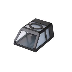 Buy cheap IP44 Black 2pcs Ultrabright LED Solar Panel Wall Light from wholesalers