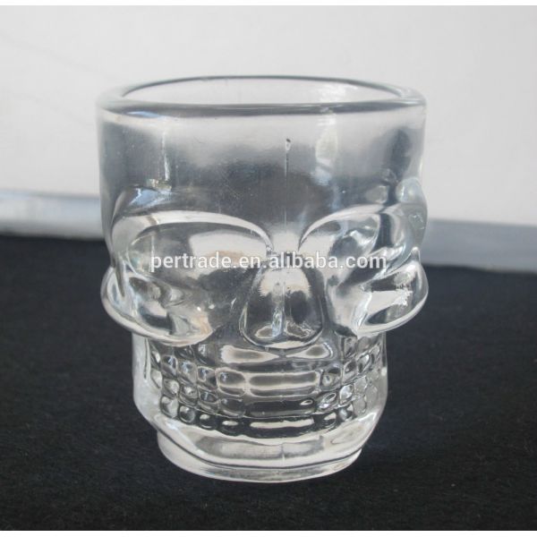 Buy cheap Machine Made Embossed Skull 1.5 Oz Shot Glasses from wholesalers