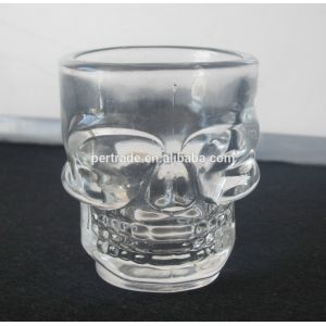 Buy cheap Machine Made Embossed Skull 1.5 Oz Shot Glasses from wholesalers