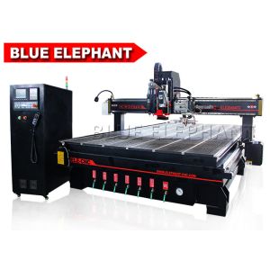 Buy cheap Blue Elephant 2040 Auto Tool Changer CNC Oscillating Knife Spindle Sander Tool Blade Roll Paper Cutting Machine from wholesalers