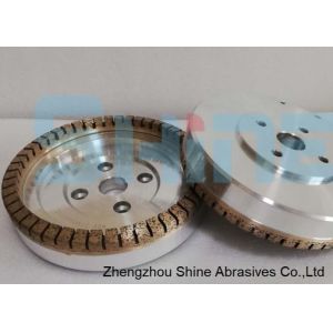 Buy cheap 150mm Metal Bond Grinding Wheels Half Segmented 6a2 Grinding Wheel from wholesalers