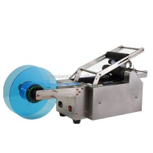 Buy cheap Manual Adhesive Round Bottle Stick Labeling Machine, Label Applicator from wholesalers