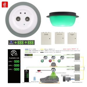 Buy cheap TCP IP Parking Guidance System Split Type Ultrasonic PGS Detector Sensor product