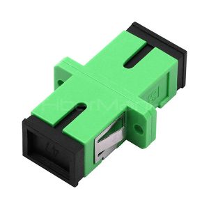 Buy cheap Green SC APC To SC APC Adapter , FTTX SC Simplex Single Mode Adapter from wholesalers