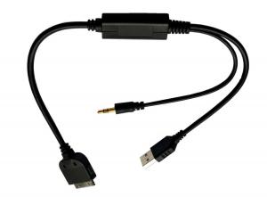 Buy cheap BMW cable Interface AuxInput USB Charge Adapter 30PIN Connector for iPod iPhone Data Cable product