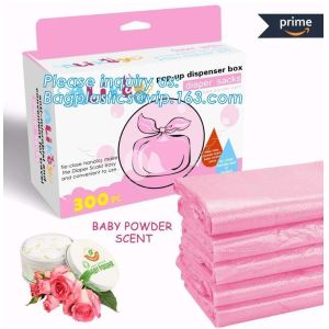 Buy cheap Disposable Diaper Bags, Nappy Sacks with Lavender Scent for Baby, Perfumed Plastic Diaper Sacks, Printed Nappy Sacks On from wholesalers