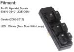Auto Power window switch Front Left with/Without key for Hyundai Cerato four