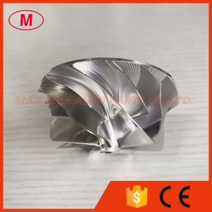 Buy cheap G25-660 1380-1 54.28/67.40mm 7+7Blades LEP style turbo aluminum 2618/Milling/billet compressor wheel for 858161-5003S from wholesalers