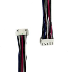 Customizable Speaker Cable With Wires Plastic Housings Terminals Acetate Cloth