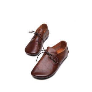 Buy cheap S392 Leather Shoes Handmade Toe Layer Cowhide High Quality Women'S Shoes Custom Logo from wholesalers