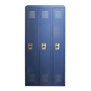Buy cheap 3 Compartment metal Staff Locker Cabinet Gym Storage Locker from wholesalers