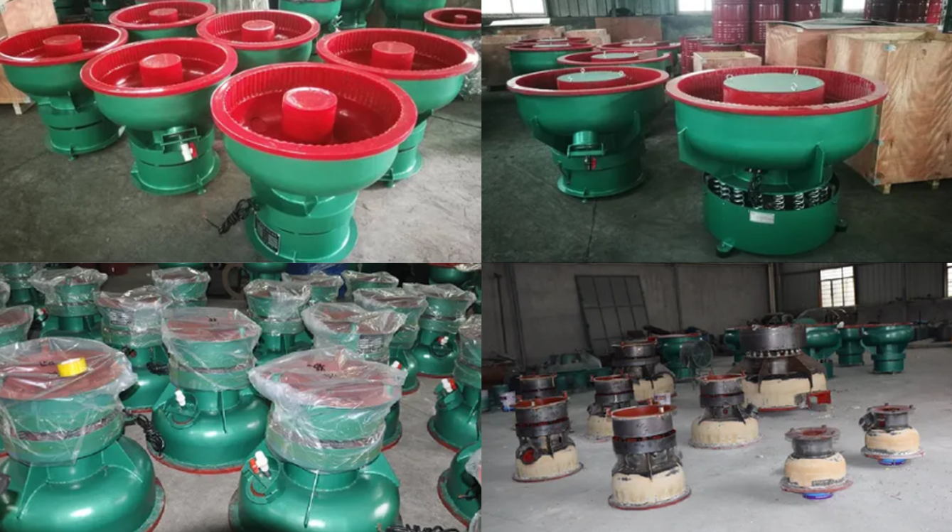 Rotary Linear Type Vibratory Finishing Machine For Stone