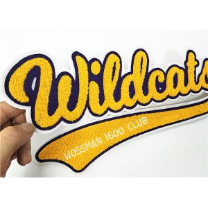 Towel Towelling Letters Embroidery Letter Patches Custom Patches No Minimum