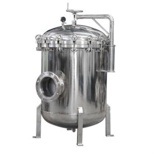 SUS316L/SUS304 Multi Bag Filter Housing with Feeding Pump Honey Filtration at