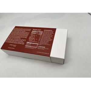 Buy cheap Drawer Type 350GSM Art Paper Chocolate Paper Box With CMYK / Pantone Printing from wholesalers