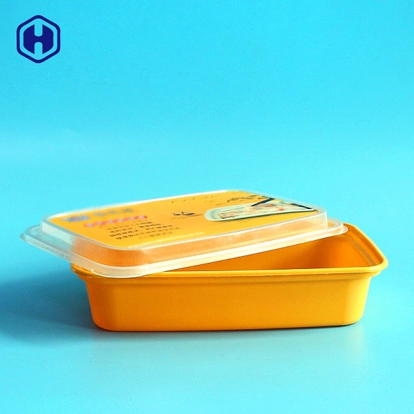 Quality Empty Food Packaging Plastic Container  In Mould Labeling 400ML 750ML for sale