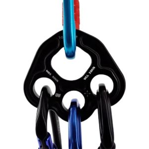 Versatile Multi-Hole Force Distribution Plate Climbing Gear Anchor Point