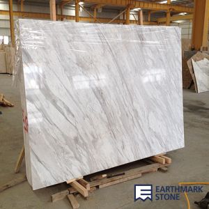 Buy cheap Original Quarry Volakas White Marble Slab from wholesalers