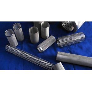 Buy cheap Stainless Steel SUS304/304L/316/316L/310s Filter Tube/Filter Cylinder, Perforated and Woven Type from wholesalers