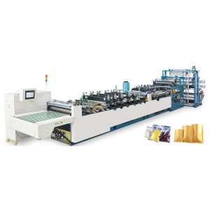 Buy cheap 0.6MPa Gax Pressure Plastic Bag Sealing Machine / Bag Maker Machine 9000×1400×1750 mm from wholesalers