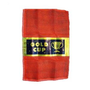 50kg PP Leno Mesh Net Bag for Firewood Eggplant PE Plastic Potato Packing Pouch