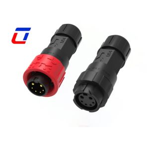 Buy cheap M16 Multi Pin Male To Female Quck Lock Connectors Waterproof 2 Power 4 Signal IP67 from wholesalers