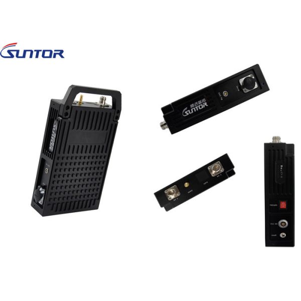 Quality UGV / UAV Wireless Audio Video Transmitter Two Way Communication Mesh Video Data Receiver for sale