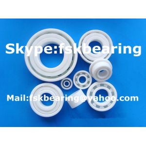 Double Row 1204 ZrO2 Full Ceramic Ball Bearings For Textile Manufacturing