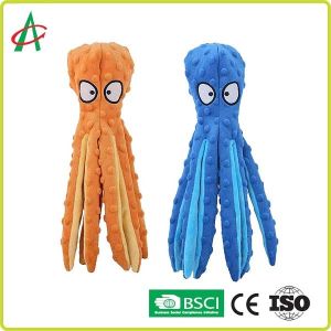 Buy cheap Custom Octopus Durable Indestructible Plush Dog Toys With Squeakers from wholesalers