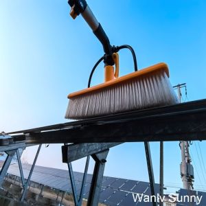 Buy cheap Solar Panel Cleaning Brush WLS-2-4 with Water/Dry Wash and 4.8 M Water Fed Telescopic Pole from wholesalers
