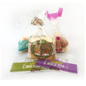 Buy cheap Moistureproof PE toast Bread Packaging Bag 200g Custom Gravure Printed product