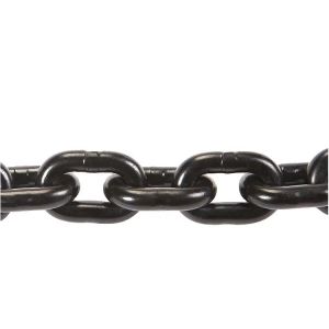 G80 8mm Iron Chain for Hoist Blacken Lifting Chain Test Load 48kN Working Load