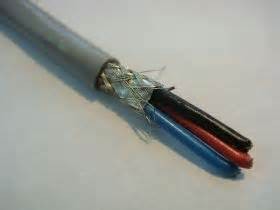 Buy cheap 1 Pair Mylar Screened Security Cable 0.22mm2 Stranded Copper Conductor in Gray from wholesalers