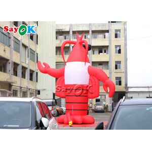 Buy cheap Sea Animal Crawfish 7M Inflatable Lobster Model from wholesalers