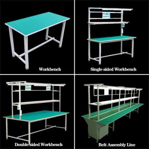 Custom Anti-static Workbench 120x60x160cm Steel Factory Table
