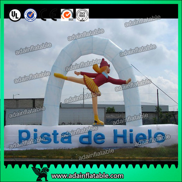 Quality Skating Event Advertising Inflatable Arch With Player for sale